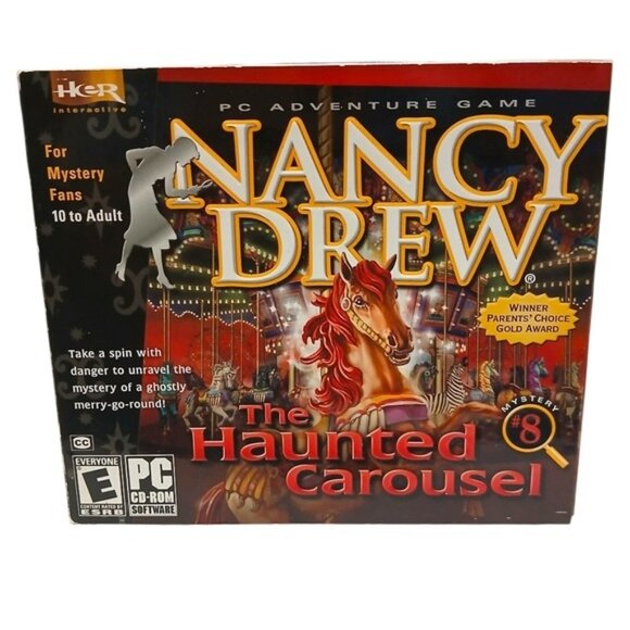 Nancy Drew The Haunted Carousel PC CD-ROM Video Game CD #8 Sealed - Picture 1 of 3